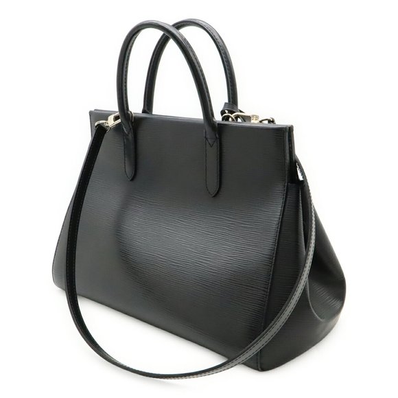 LOUIS VUITTON Epi Marly MM Handbag/Shoulder Bag, Noir, Black, M94612 - Picture 3 of 10